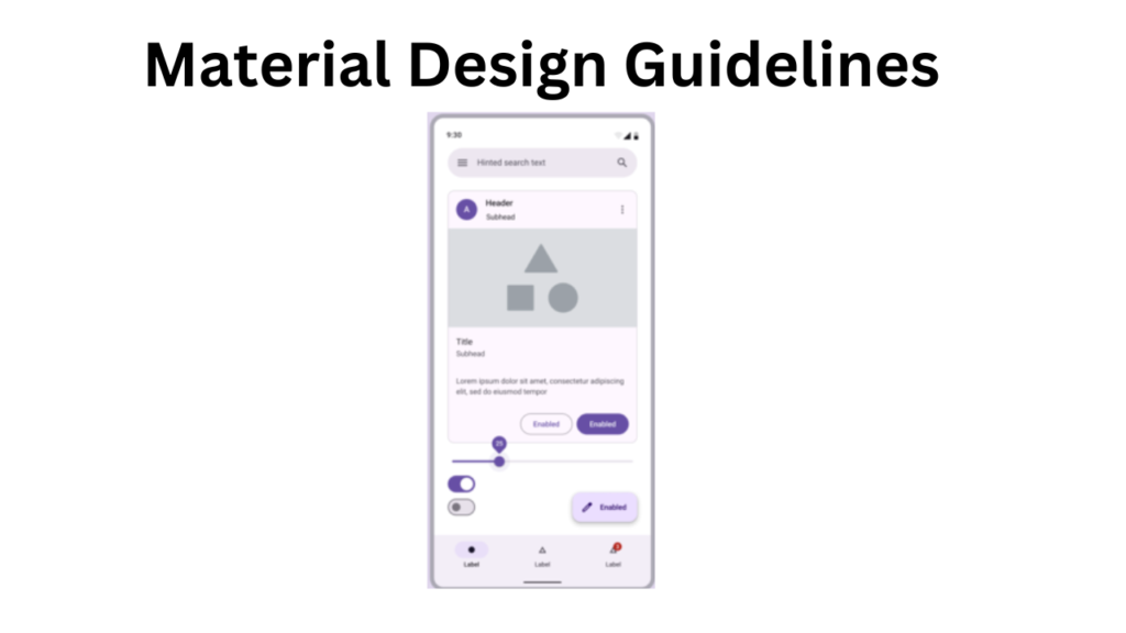 Material Design Guidelines
